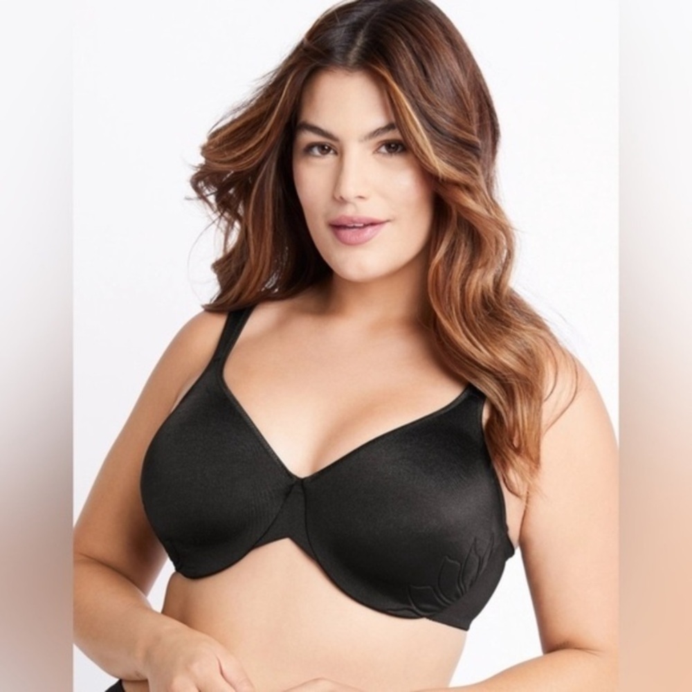 NWT BALI / Black Live It Up Side Shaping Bra Underwire Size 36D